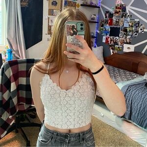 Women’s XS No Boundaries Floral Crop Top